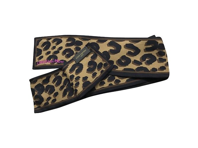 Louis Vuitton Lenços Estampa de leopardo - vista 2
