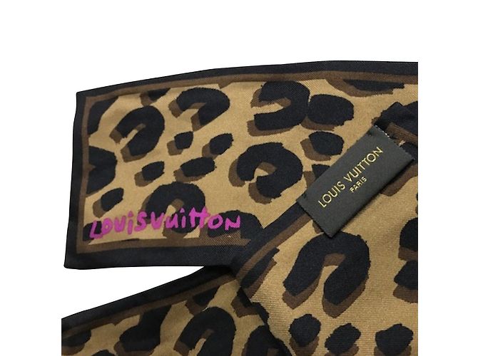 Louis Vuitton Lenços Estampa de leopardo - vista 3