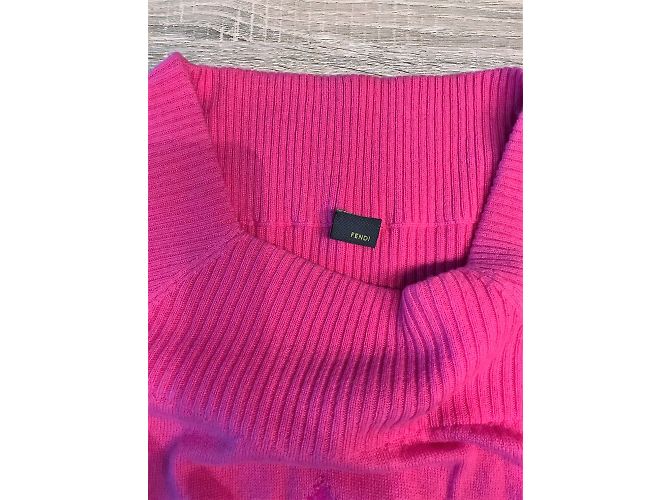 Maglia Fendi Rosa in Lana - vista 3