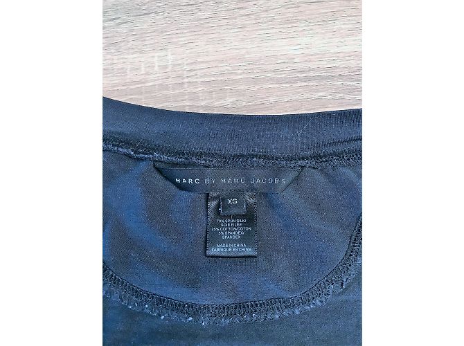 Vestido Marc by Marc Jacobs Sprite negro de algodón XS - vista 2