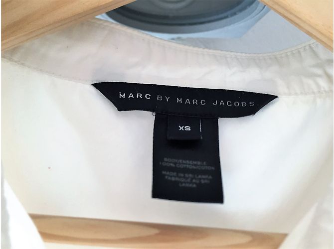 Abito in cotone bianco Marc Jacobs - vista 2