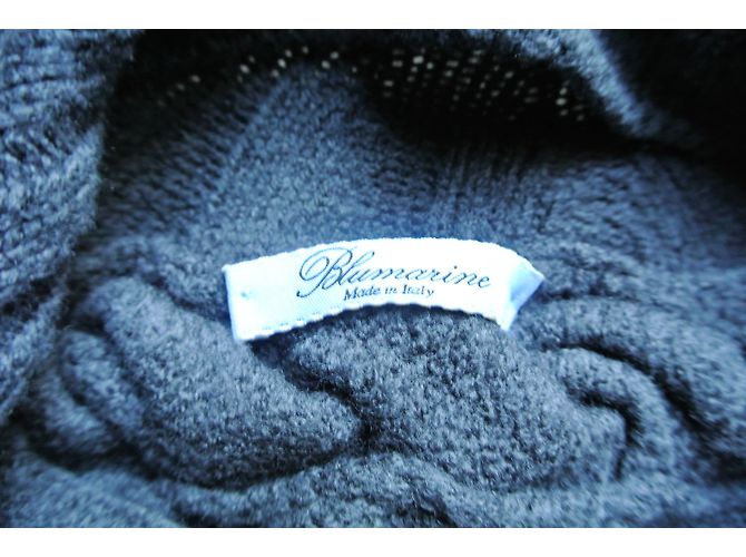 Suéter Blumarine de lana y seda con cristales Swarovski Gris - vista 3