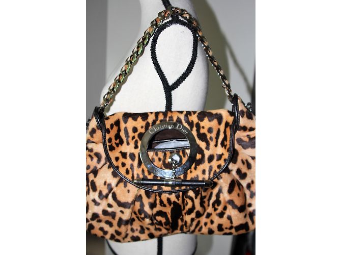 Borsa Christian Dior Leopardata Stampa leopardo - vista 3
