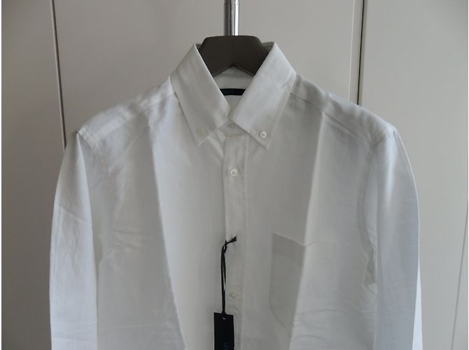 Emanuel Ungaro Camicia in lino bianco uomo Ungaro - vista 4