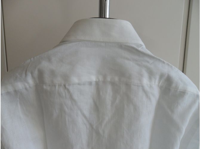Emanuel Ungaro Camicia in lino bianco uomo Ungaro - vista 6