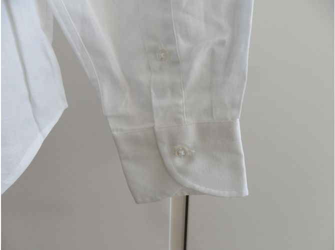 Emanuel Ungaro Camicia in lino bianco uomo Ungaro - vista 7