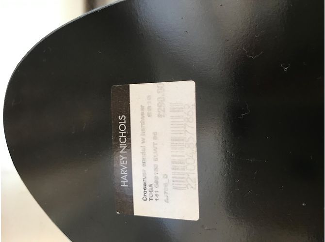 Toga Pulla Leder Sandalen Crossover Schwarz - Ansicht 6