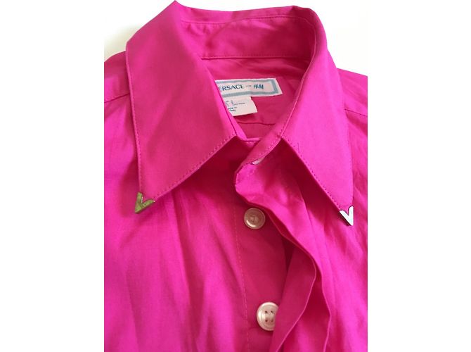 Versace For H&M Versace per la nuova camicia da uomo h & m Rosa - vista 3