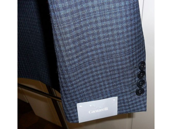 Cantarelli foderato nuovo vestito maschile Blu - vista 3