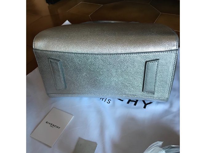 Borsa Antigona Givenchy in pelle argento Grigio - vista 5