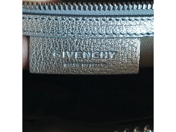 Borsa Antigona Givenchy in pelle argento Grigio - vista 7