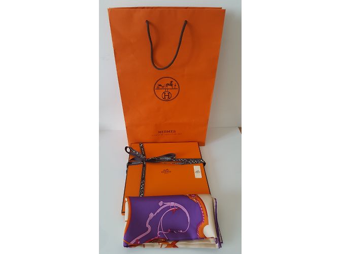 Hermès Lenços Multicor - vista 11