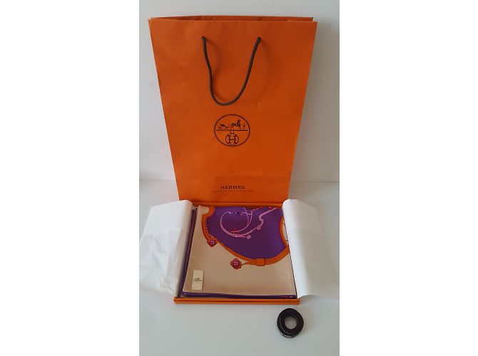 Hermès Lenços Multicor - vista 12