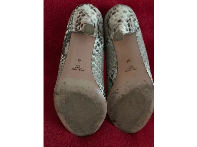 Autre Marque Décolleté Coccinelle in pelle beige - vista 4