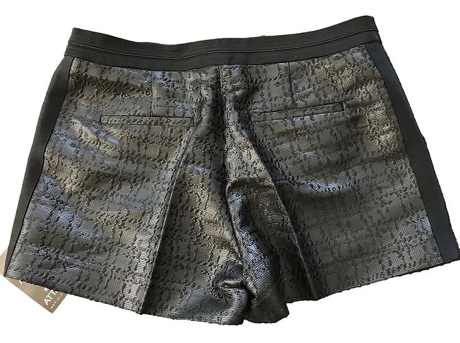 Vanessa Bruno Athe Shorts Dunkelgrau Polyester Anthrazitgrau - Ansicht 2