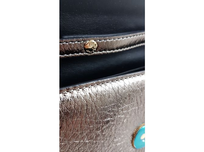 Salvatore Ferragamo Saco de grafite Ferragamo Mini Vara - vista 7