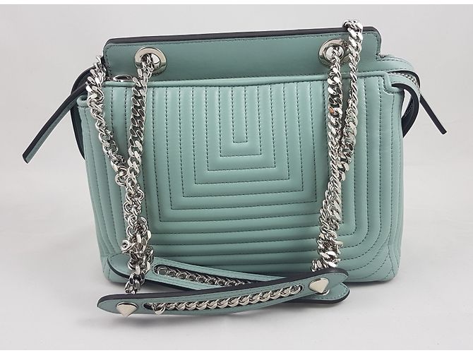 Fendi Sacs à main Bleu - vue 4