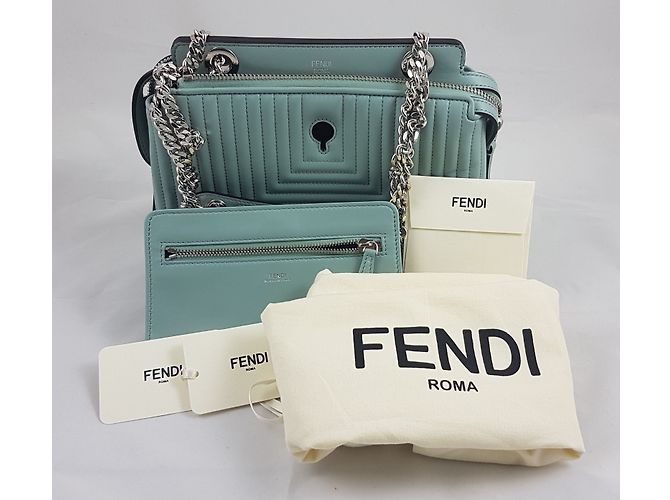 Fendi Sacs à main Bleu - vue 7