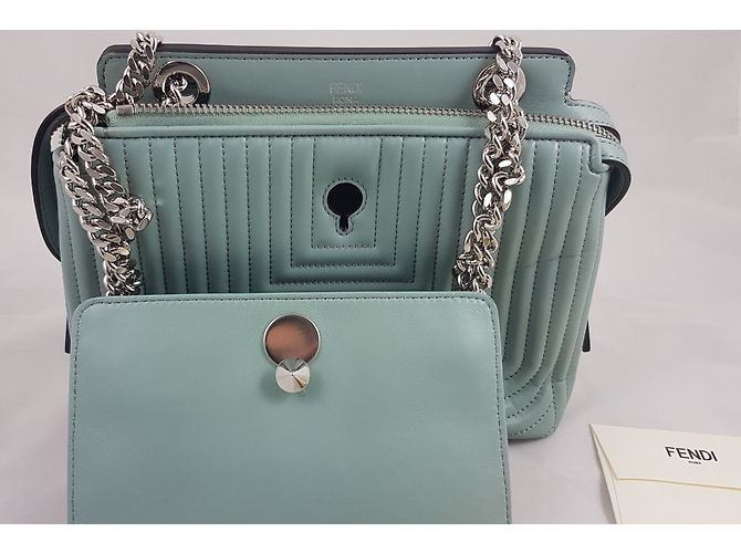 Fendi Sacs à main Bleu - vue 8