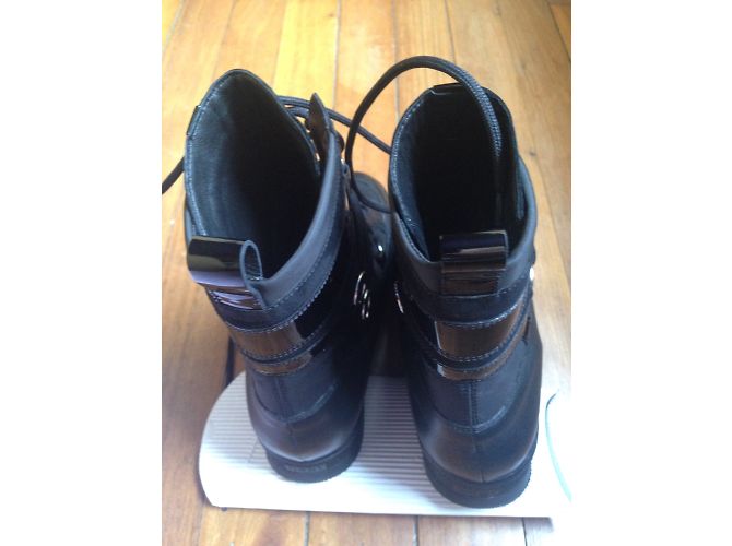 Autre Marque Stivaletti Högl in pelle nera Goretex Nero - vista 9