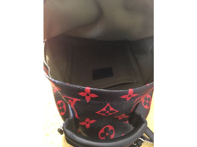 Louis Vuitton Mini zaino Palm Springs Nero - vista 4