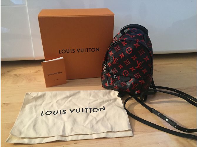 Louis Vuitton Mini zaino Palm Springs Nero - vista 5