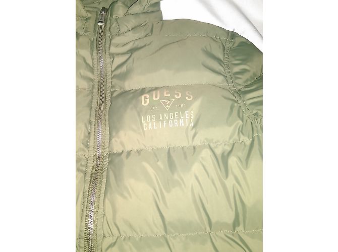 Guess Daunenjacke mit Kapuze Mädchen Khaki - Ansicht 4