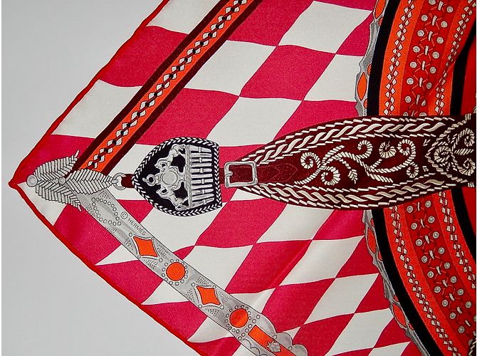 Hermès Lenços de seda Multicor - vista 2