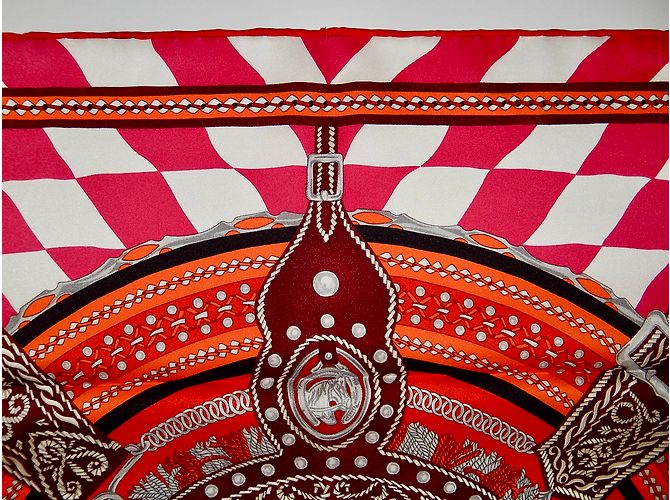 Hermès Lenços de seda Multicor - vista 3