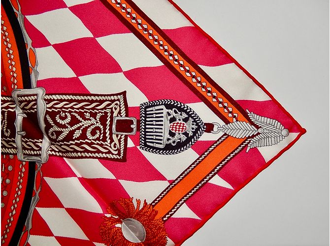 Hermès Lenços de seda Multicor - vista 4