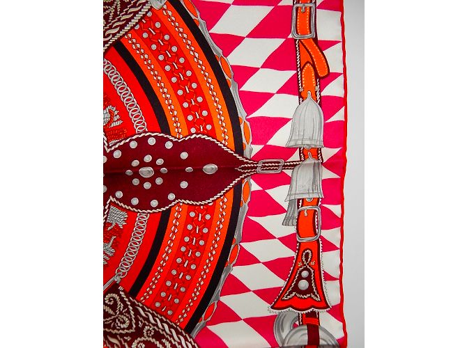 Hermès Lenços de seda Multicor - vista 7