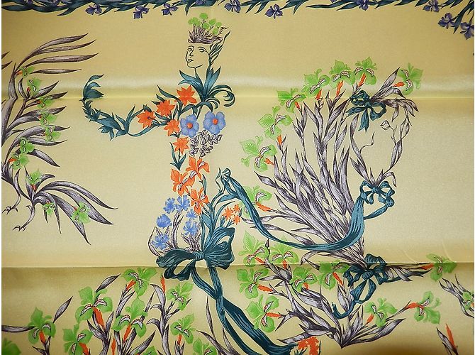 Hermès Lenços de seda Multicor - vista 11