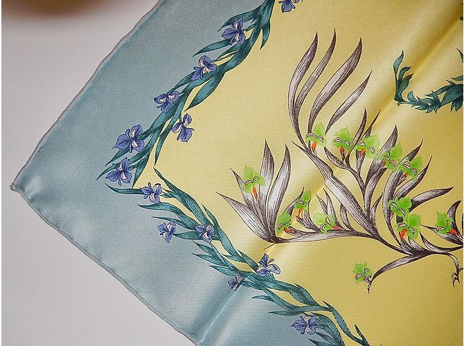Hermès Lenços de seda Multicor - vista 2