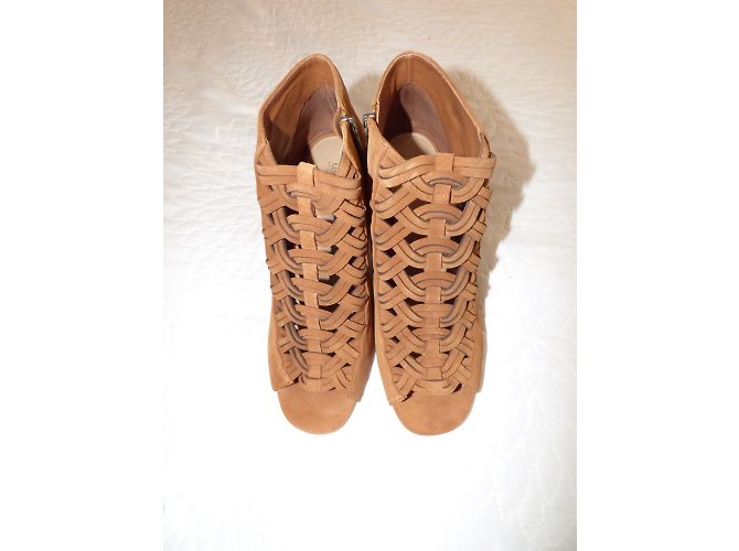 Botines Michael Kors de piel punta abierta marrón Castaño - vista 11