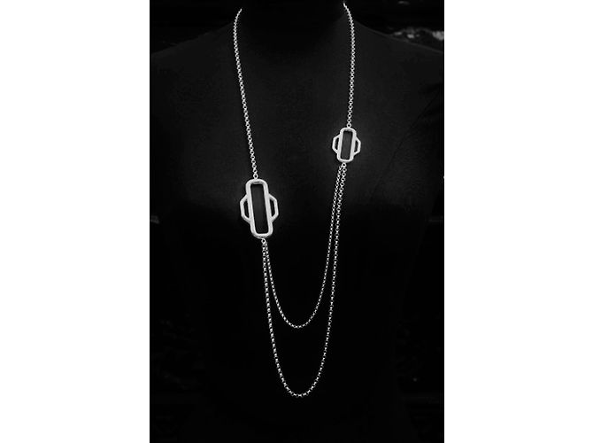 Attelage Hermès Collares largos Plata - vista 3