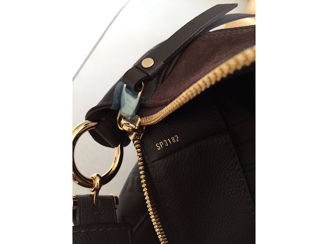 Borsa Louis Vuitton Bold GM in pelle marrone - vista 3
