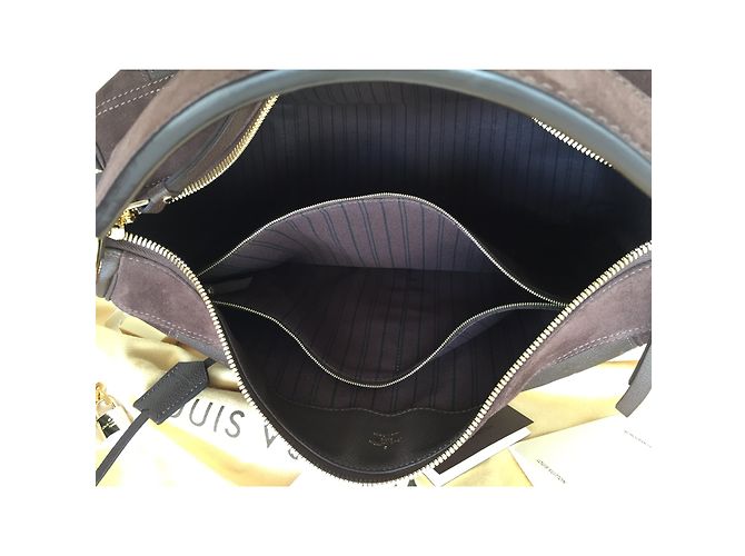 Borsa Louis Vuitton Bold GM in pelle marrone - vista 5