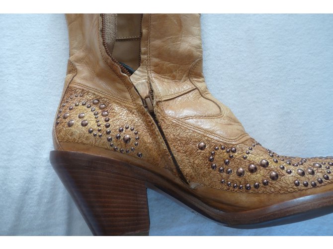 Vero Cuoio Botas Caramelo - vista 3