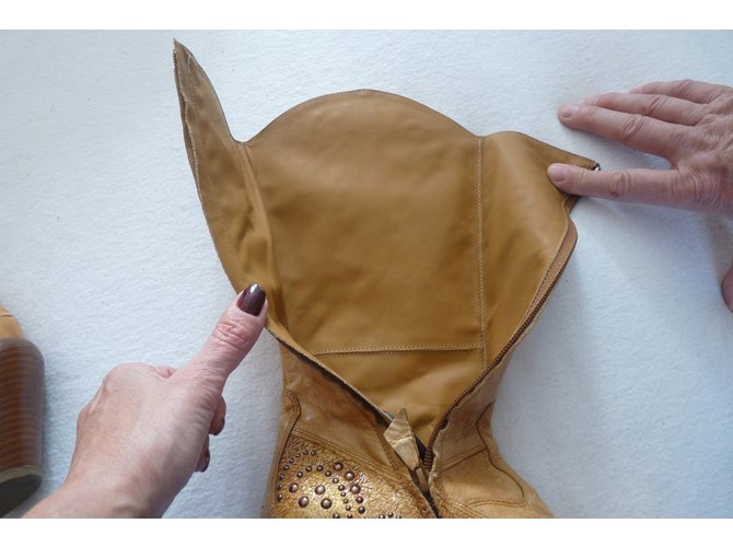 Vero Cuoio Botas Caramelo - vista 4