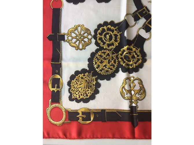Hermès Vintage Seidenschals Mehrfarben - Ansicht 5