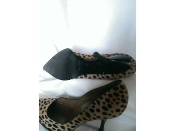 Décolleté Sergio Rossi Leopardato in Pelle Esotica Stampa leopardo - vista 5