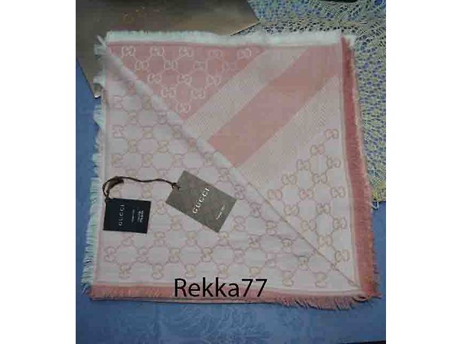 Sciarpa Guccissima nuova rosa - vista 4