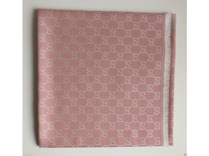 Sciarpa Guccissima nuova rosa - vista 5