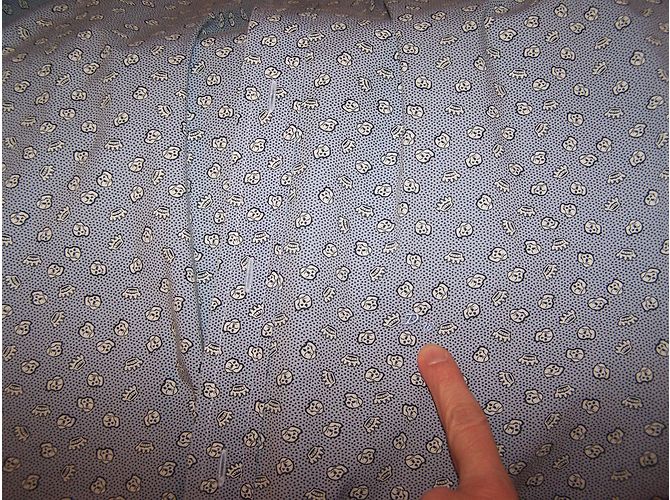Camicia Diesel blu in cotone con motivo teschi taglia S - vista 4