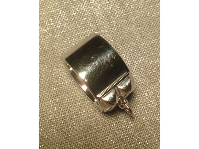 Hermès Collier de Chien Ring Argento - vista 9