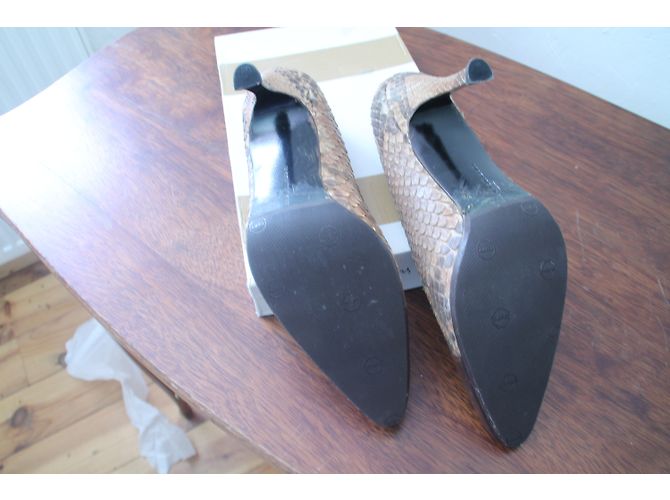 Autre Marque Vincent Pastor Pumps aus exotischem Leder Pythonprint Python drucken - Ansicht 3