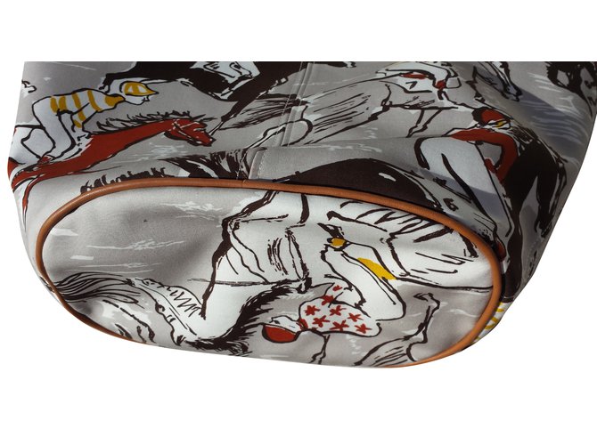 Hermès Sacolas Bege - vista 2