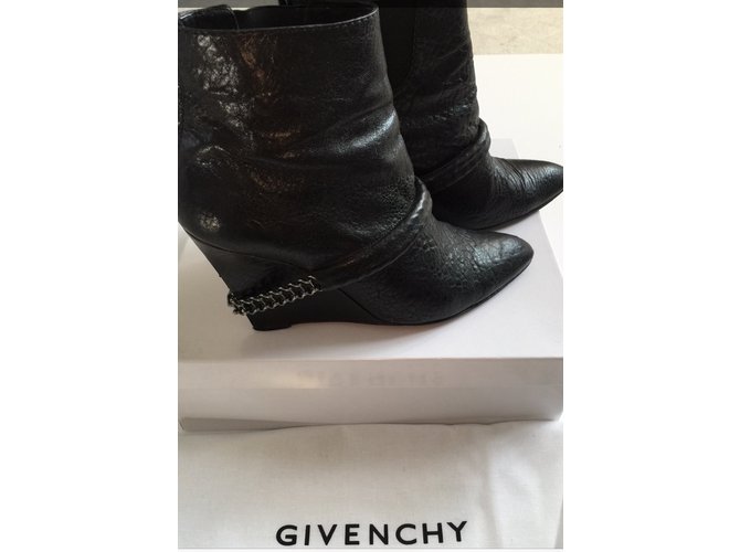 Stivaletti Givenchy in pelle nera Nero - vista 5