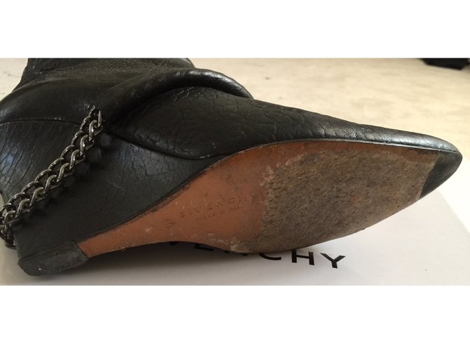 Stivaletti Givenchy in pelle nera Nero - vista 7