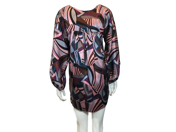Maje Seidenkleid mehrfarbig Mehrfarben - Ansicht 2